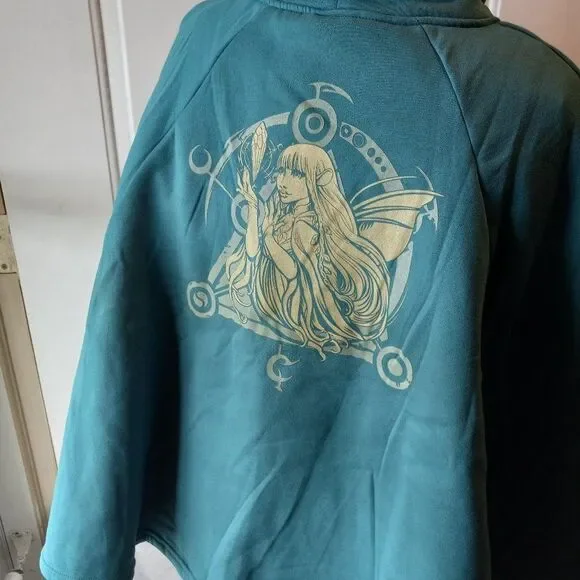 Jim Henson The Dark Crystal Lootwear Green Poncho/Cape - Picture 2 of 8